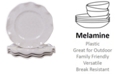 Certified International Perlette Cream Melamine 4-Pc. Dinner Plate Set